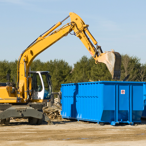 what happens if the residential dumpster is damaged or stolen during rental in Goodsprings AL